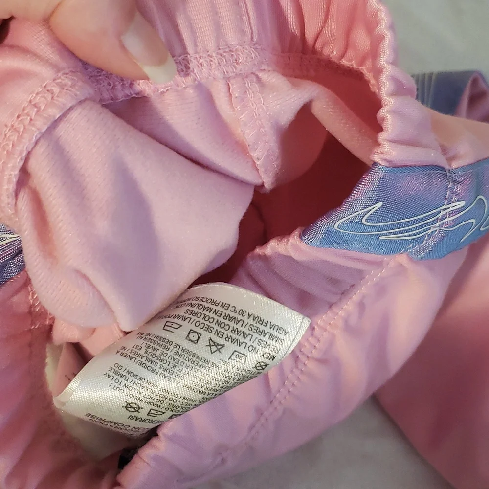 Nike 12m pink iridescent purple track joggers